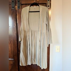 Long, Olive Green cover up